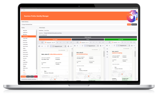 Quantum Firefox Identity Manager